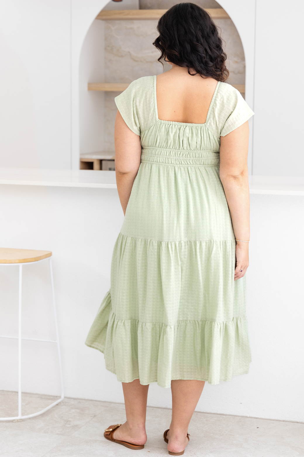 Ronnie Midi Dress Sage