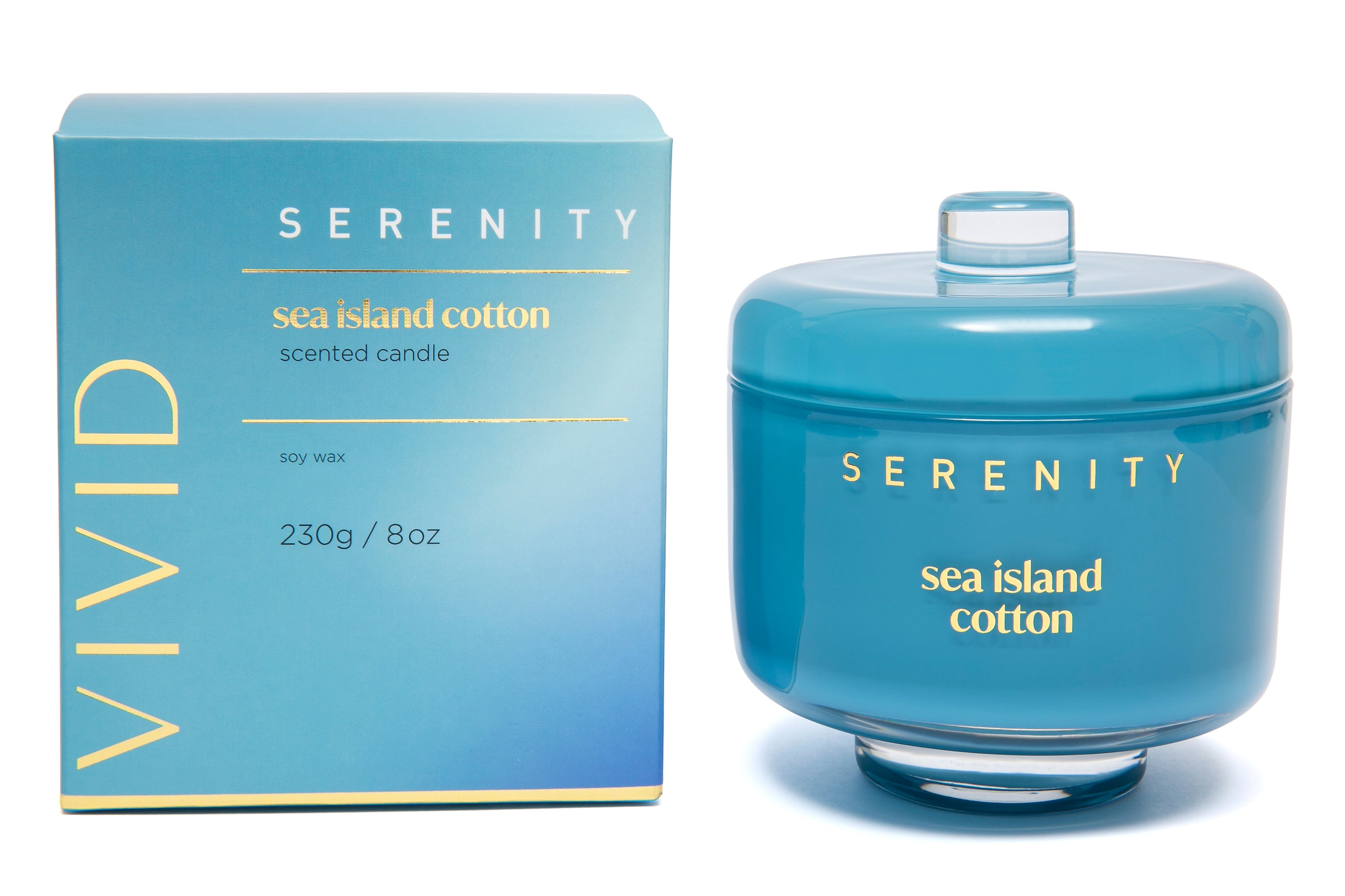 Home Fragrance Co Vivid Candle Sea Island Cotton 230g