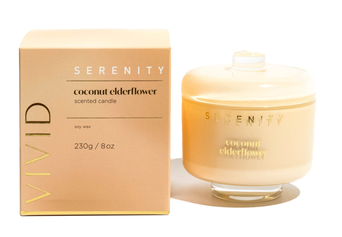 Home Fragrance Co Vivid Candle Coconut Elderflower 230g
