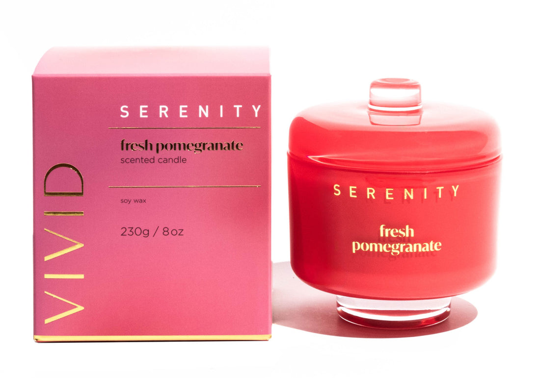Home Fragrance Co Vivid Candle Fresh Pomegranate 230g
