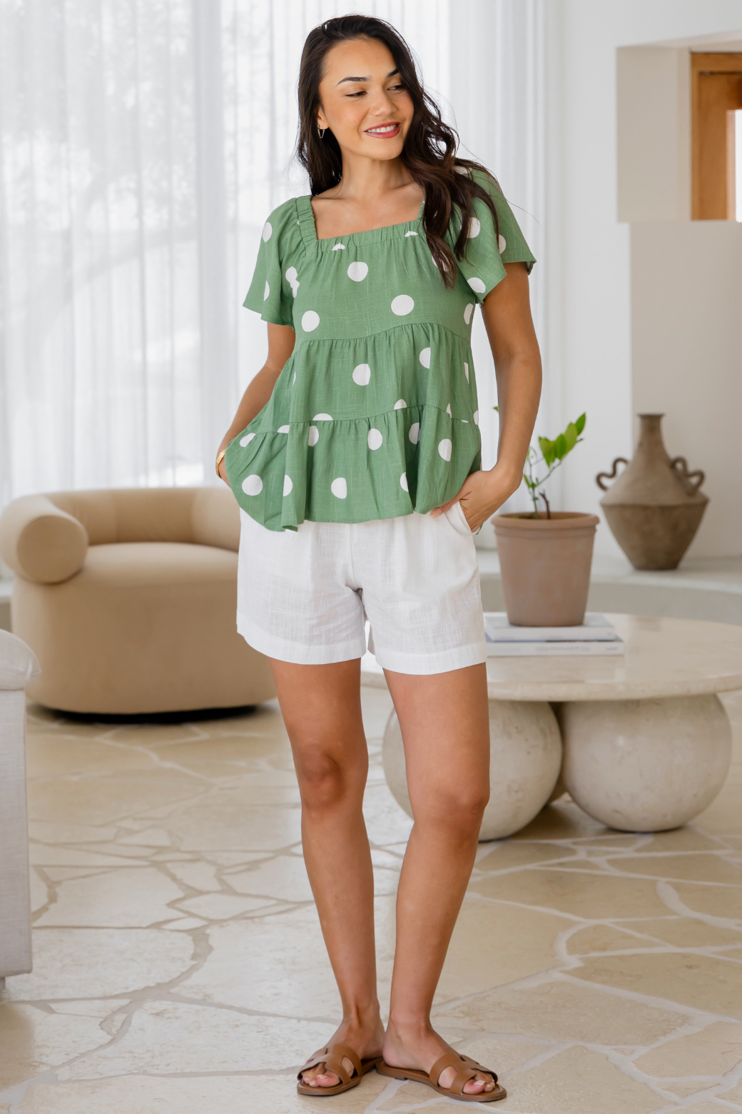 Alexandria Top Sage Spot