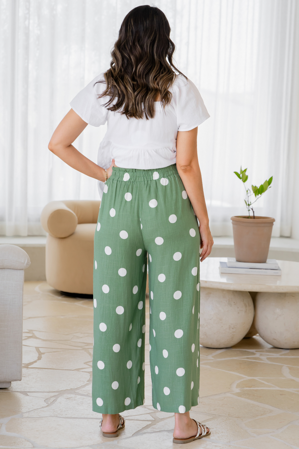 Dylan Pant Sage Spot