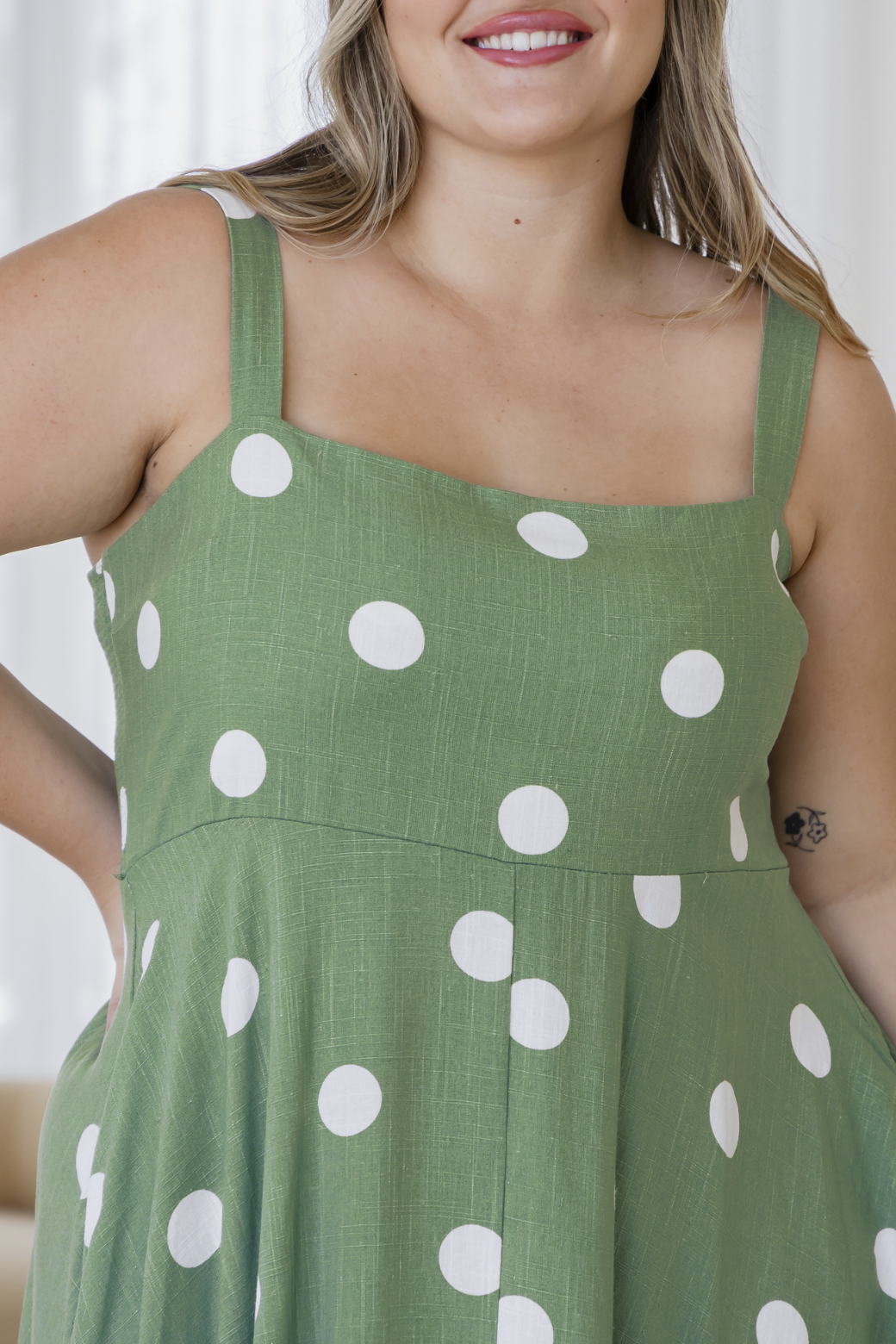 Final Sale | Primrose Maxi Dress Sage Spot