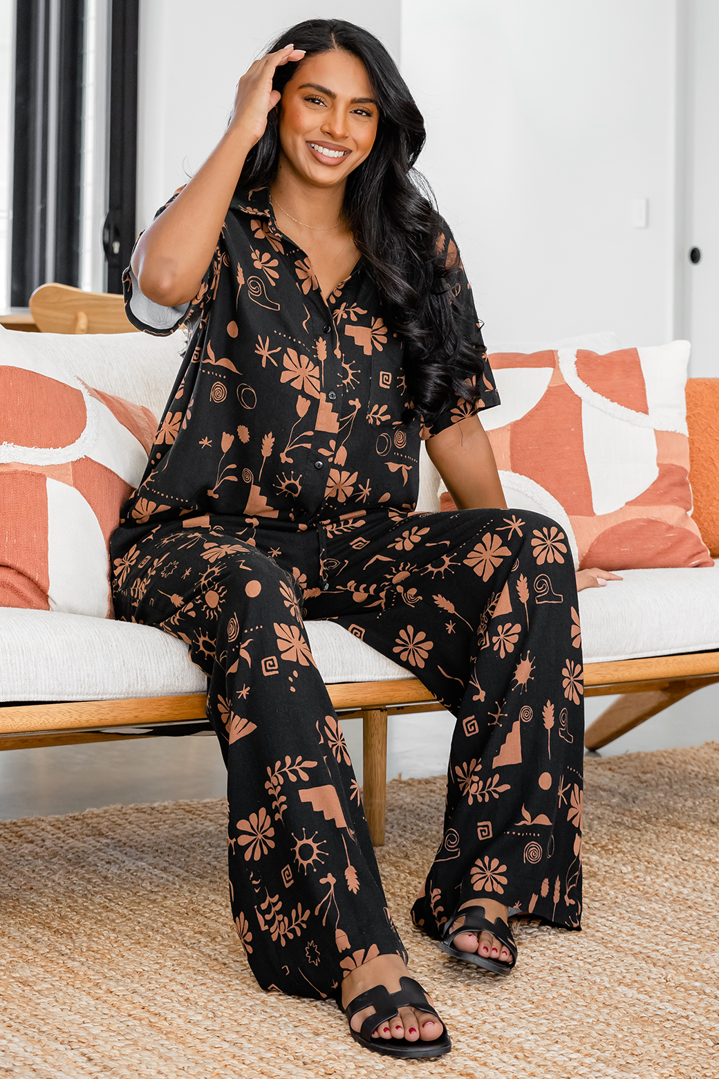 Final Sale | Sandrine Pant Eos Print