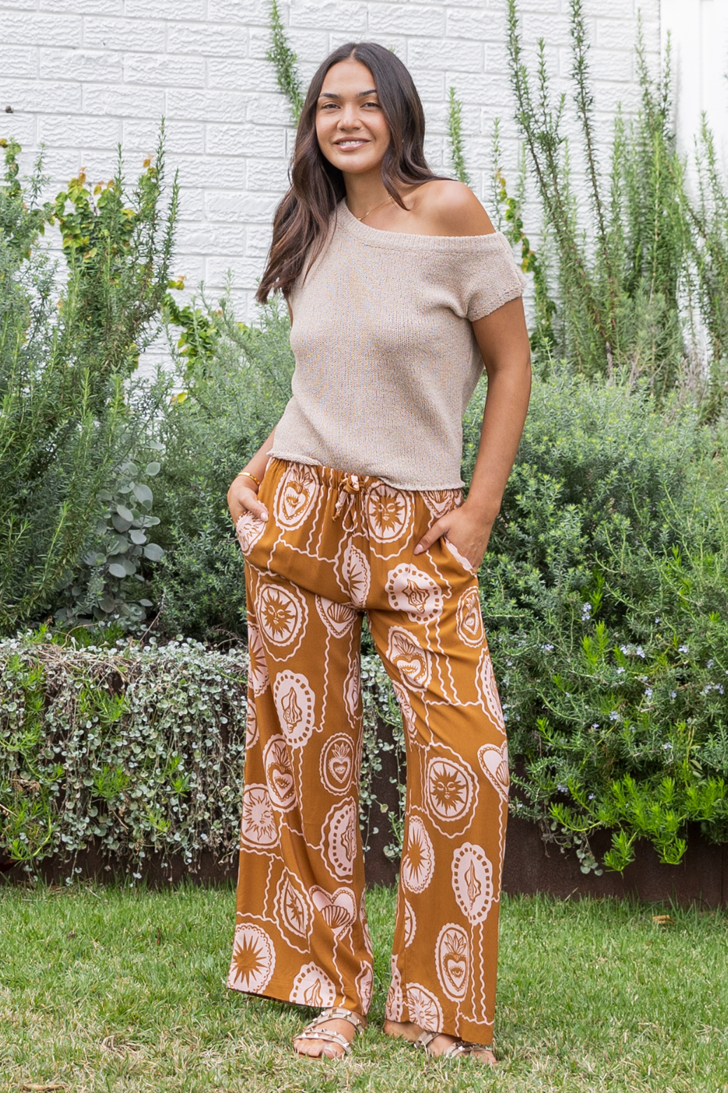 Sandrine Pant Mirabella Print