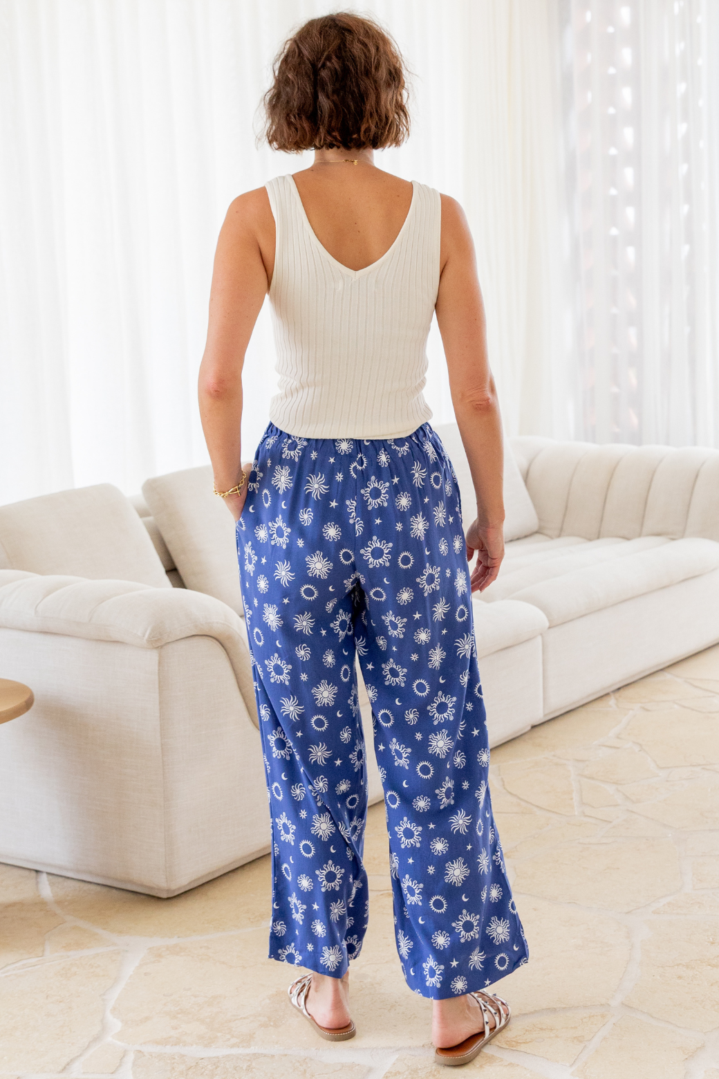 Sandrine Pants Nova Print Twilight Blue