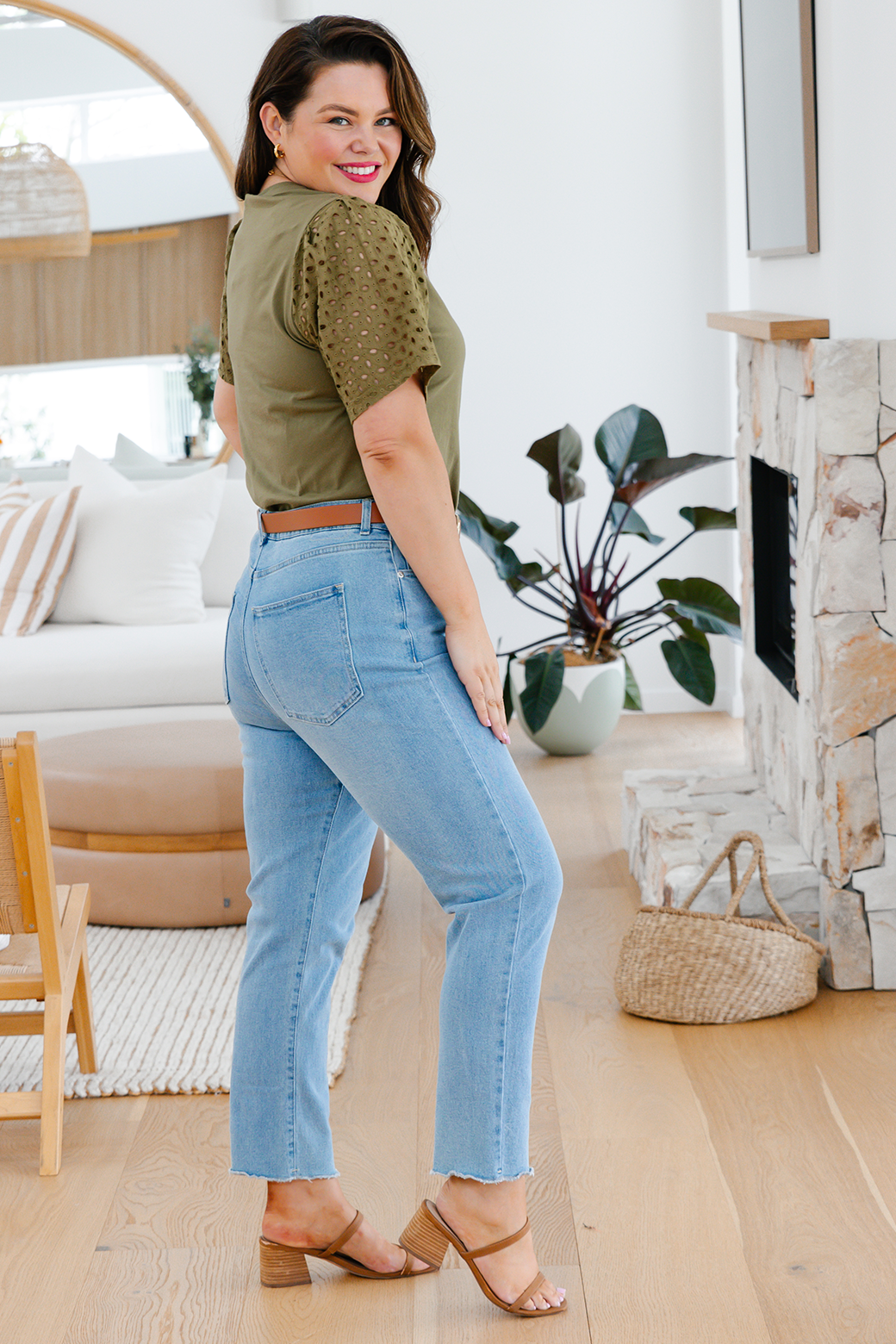 Final Sale | Sass Brianna Top Olive