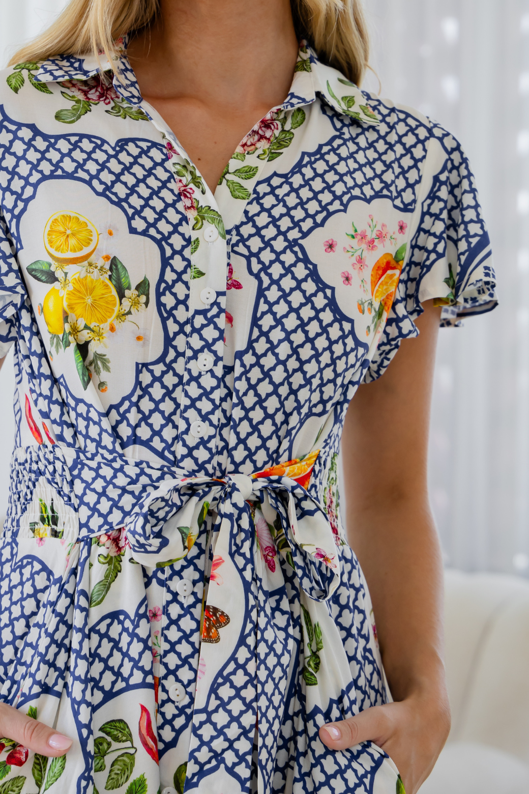 Shelby Midi Dress Hastings Print
