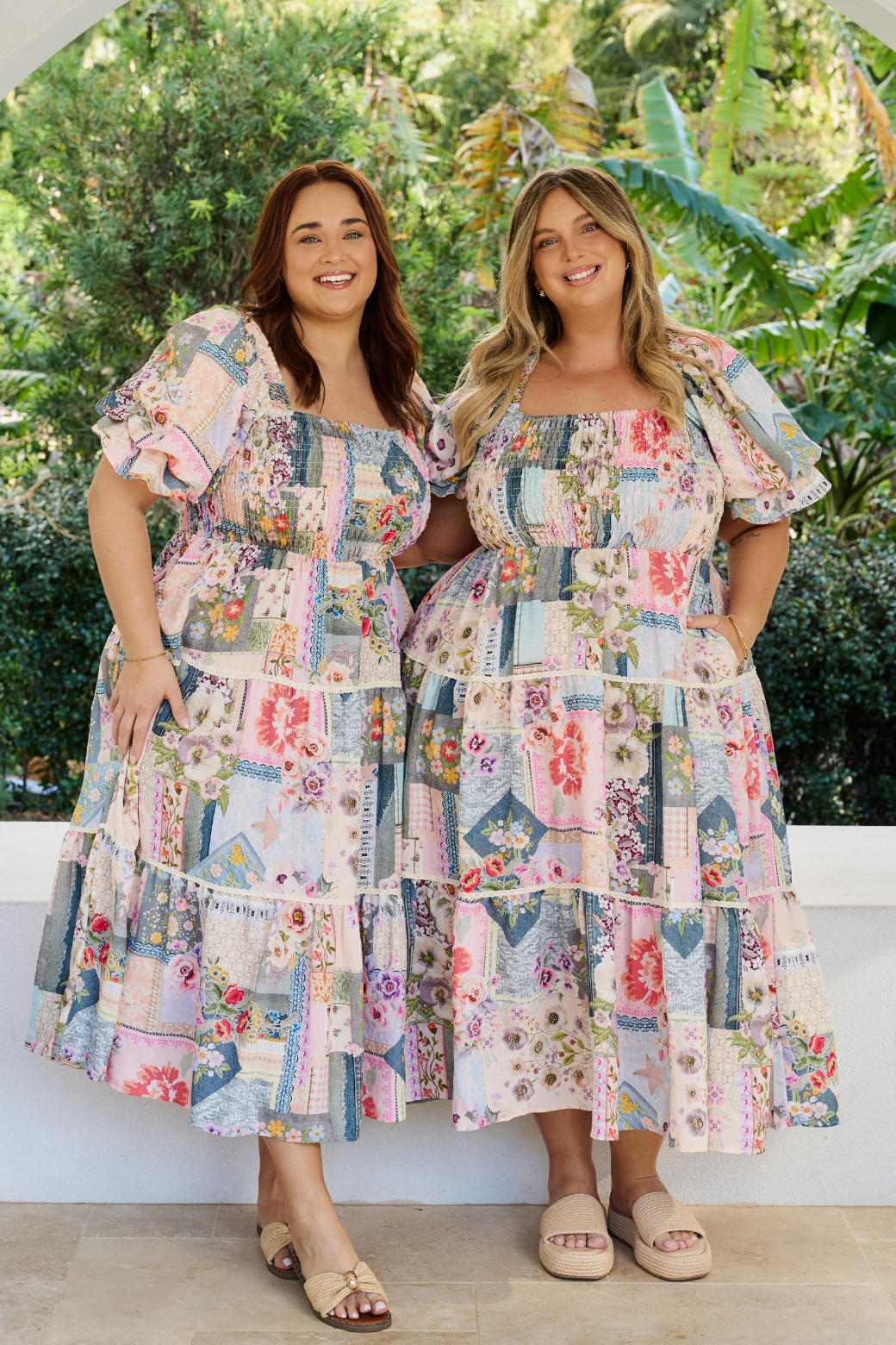 Shiloh Midi Dress Francesca Print