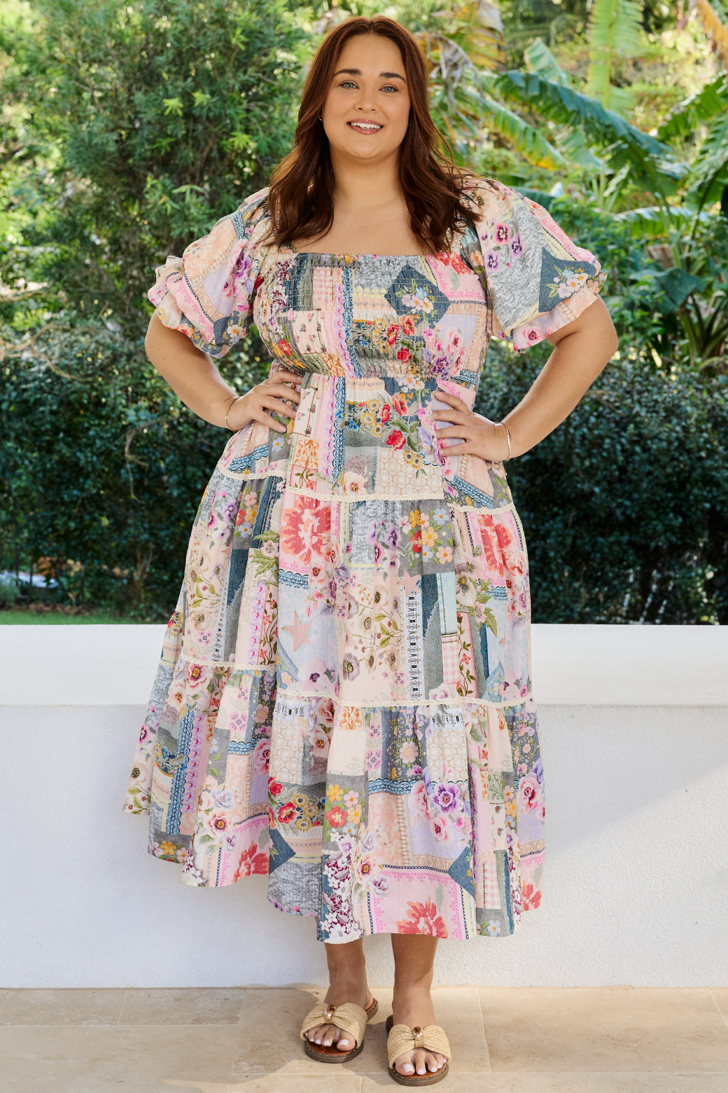 Shiloh Midi Dress Francesca Print