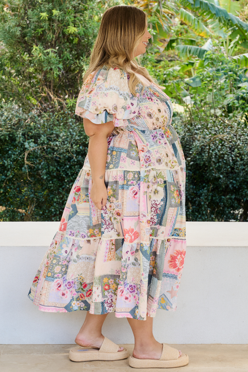 Shiloh Midi Dress Francesca Print