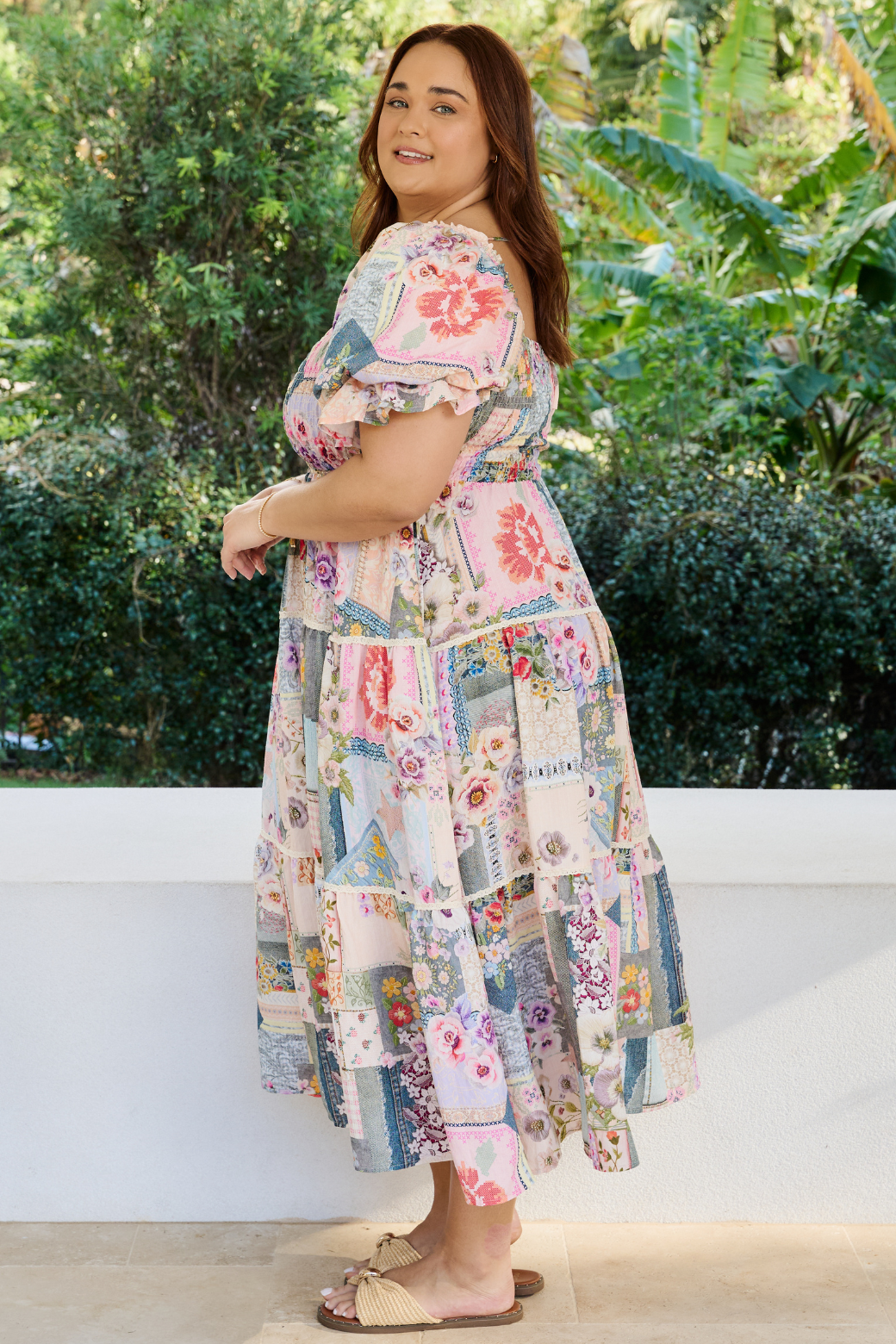 Shiloh Midi Dress Francesca Print