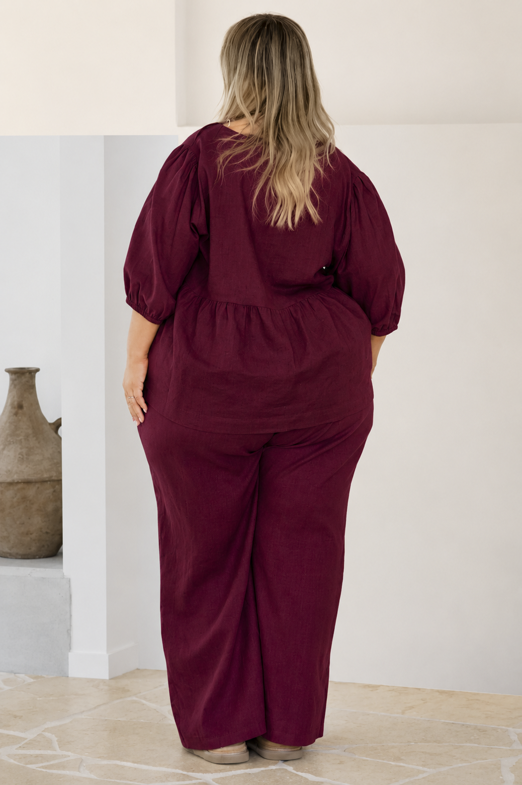 Siren Top Burgundy