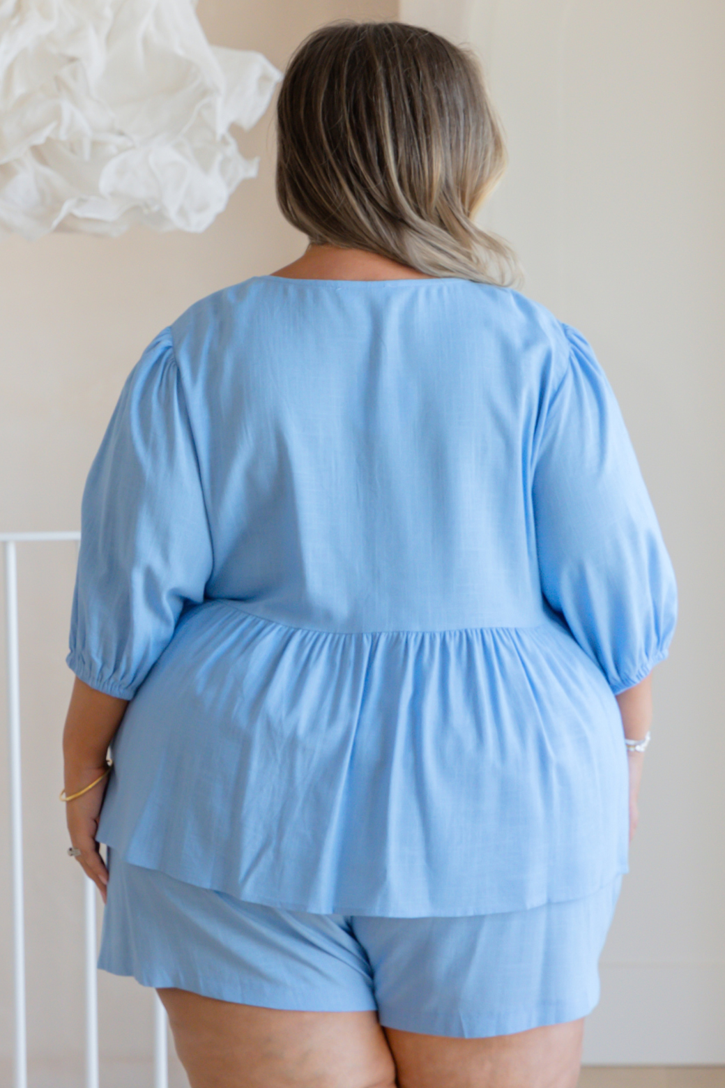 Siren Top Powder Blue