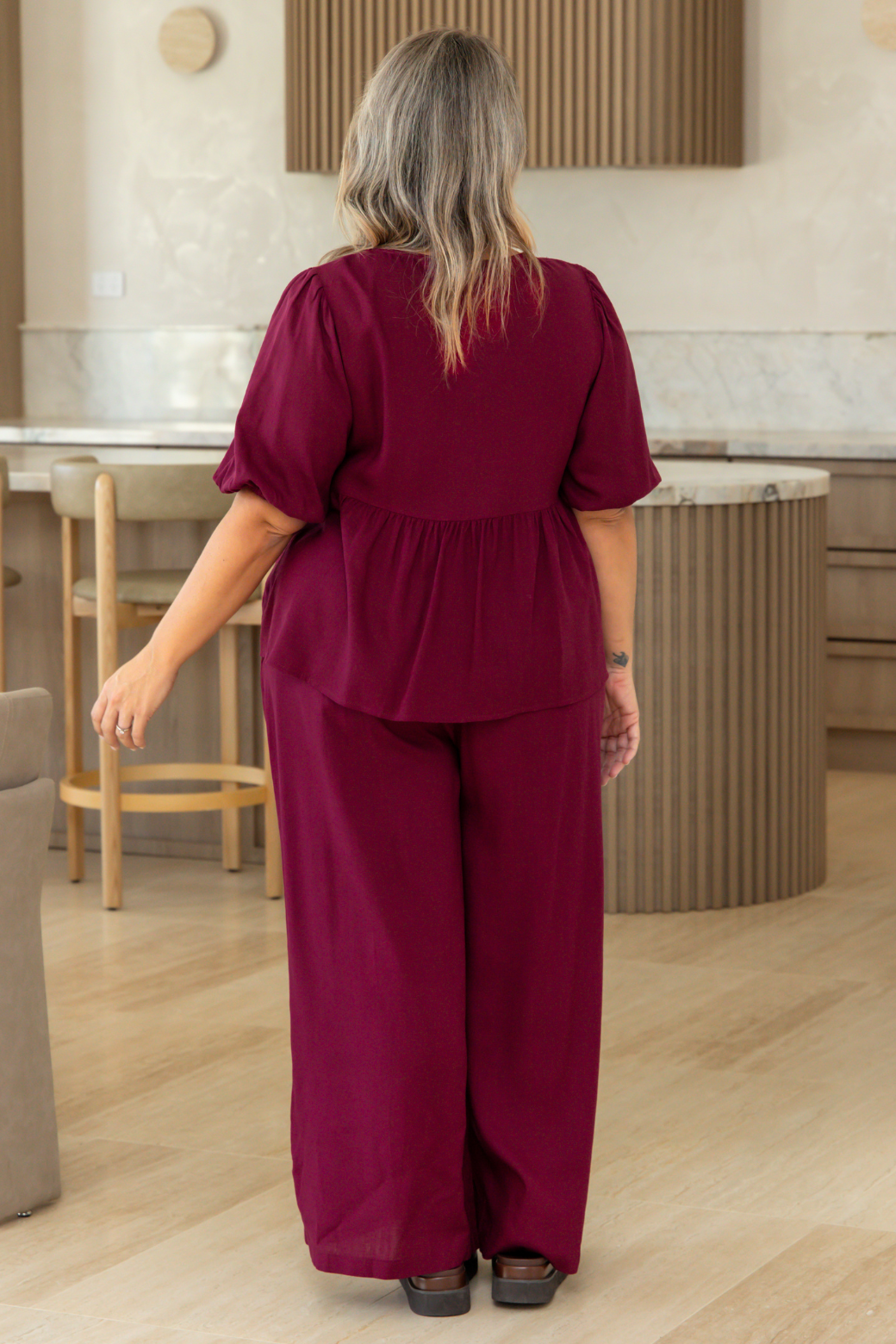 Siren Top Burgundy
