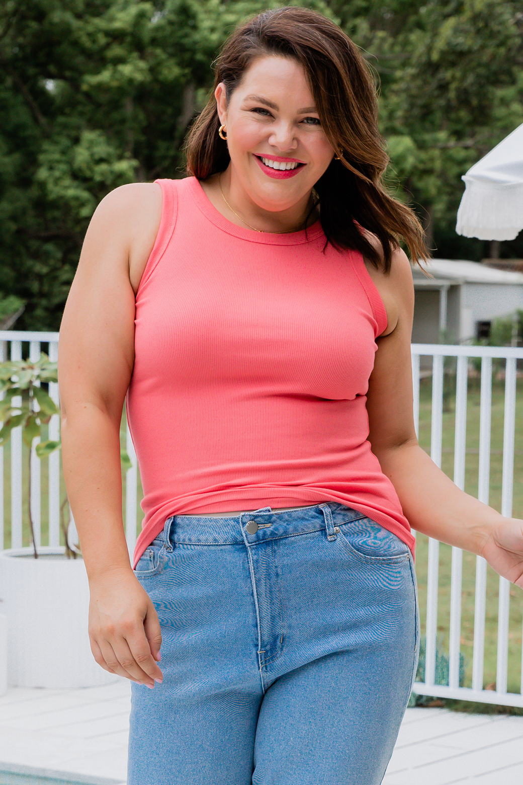Final Sale | Sass Sonny Tank Coral