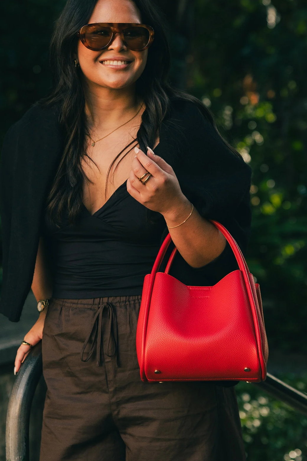 Louenhide Steffie Mini Tote Bag Red