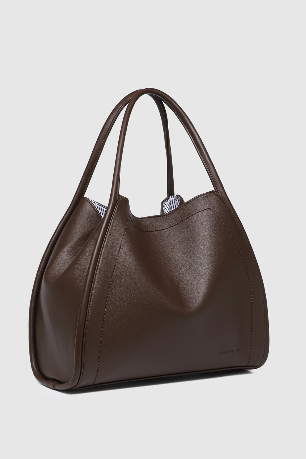 Louenhide Sutton Shoulder Bag Chocolate Vegan Leather