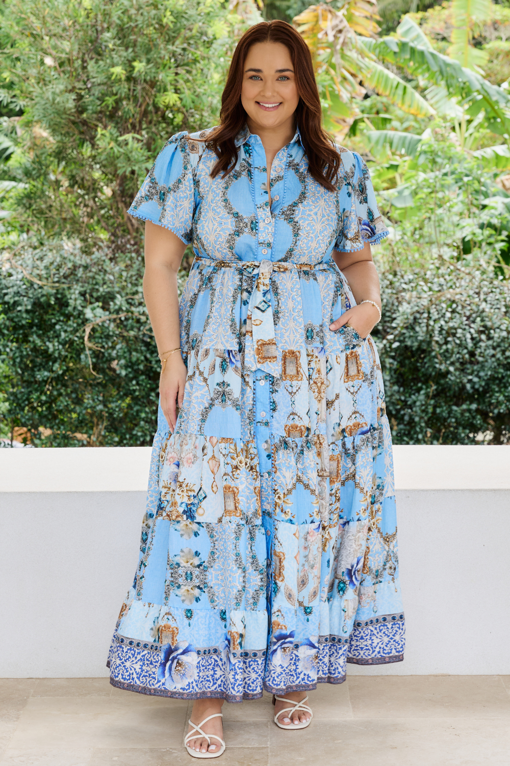 Sylvie Maxi Dress Rococo Print