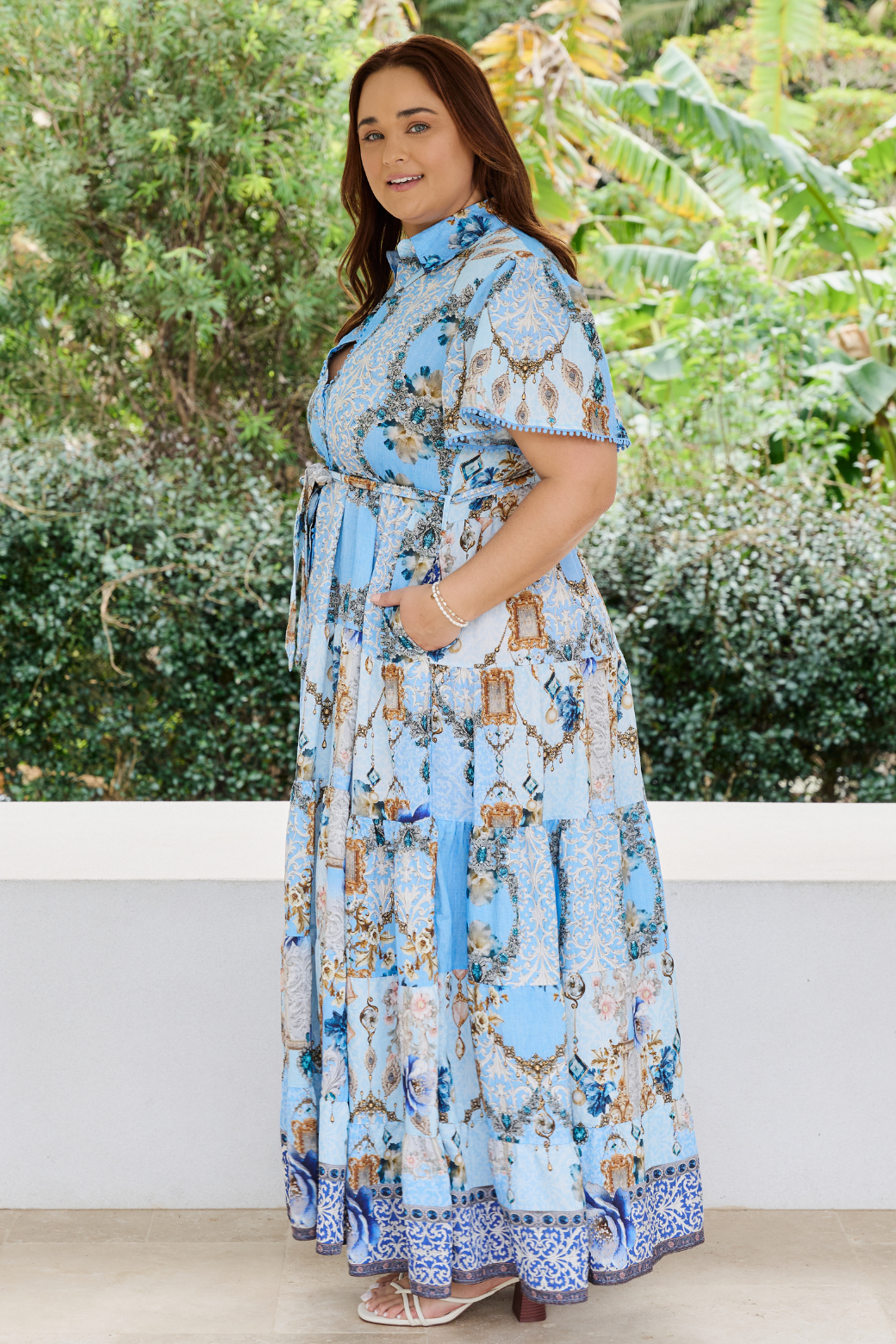 Sylvie Maxi Dress Rococo Print