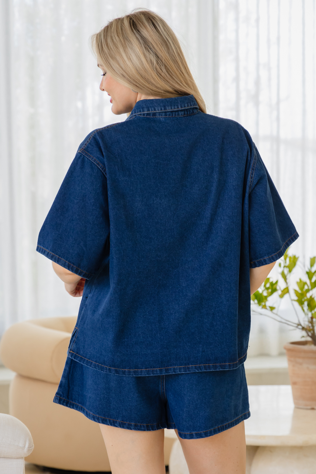 Tina Denim Shirt Dark Indigo