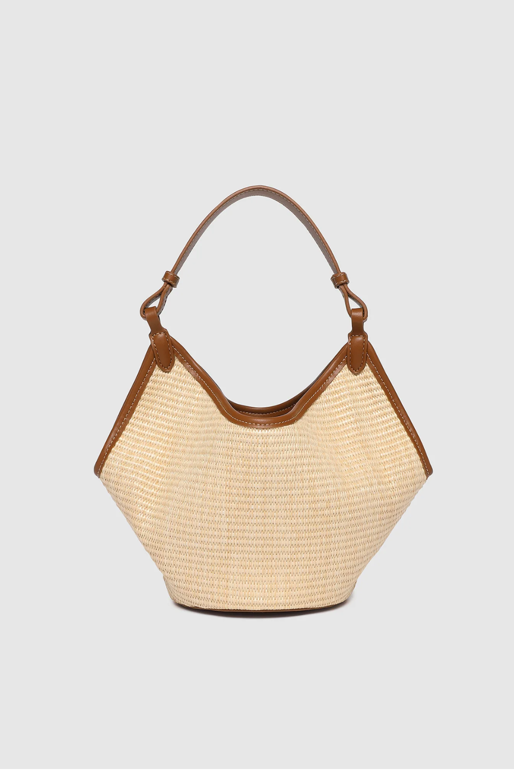 Louenhide Taya Mini Tote Bag - Raffia/ Tan