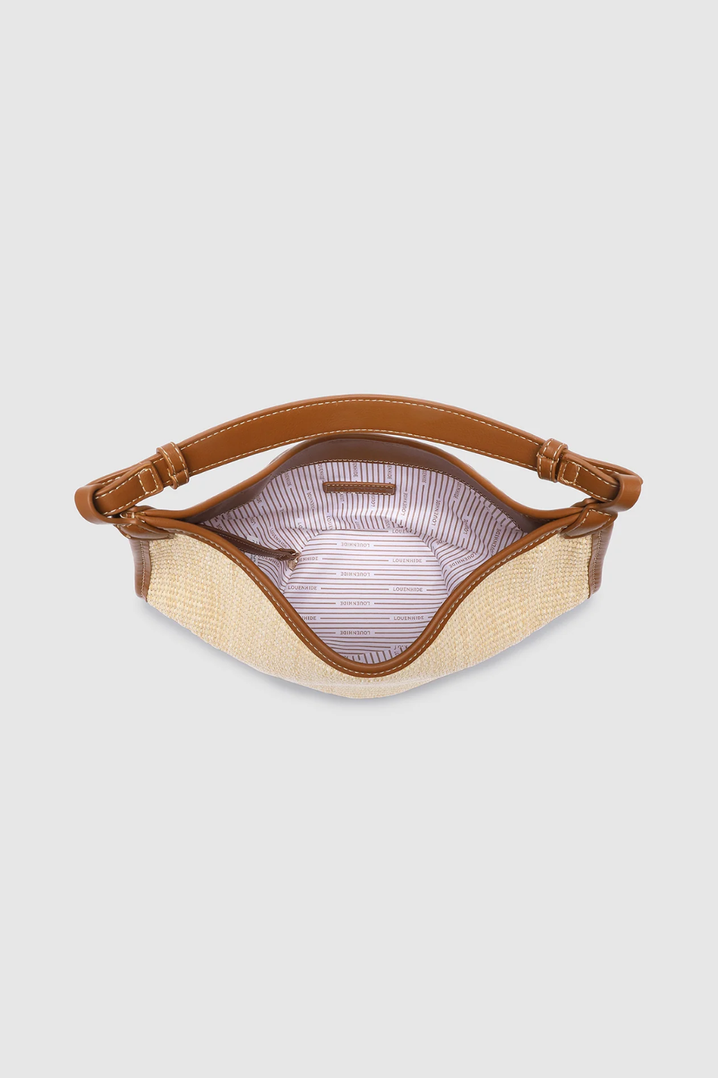 Louenhide Taya Mini Tote Bag - Raffia/ Tan