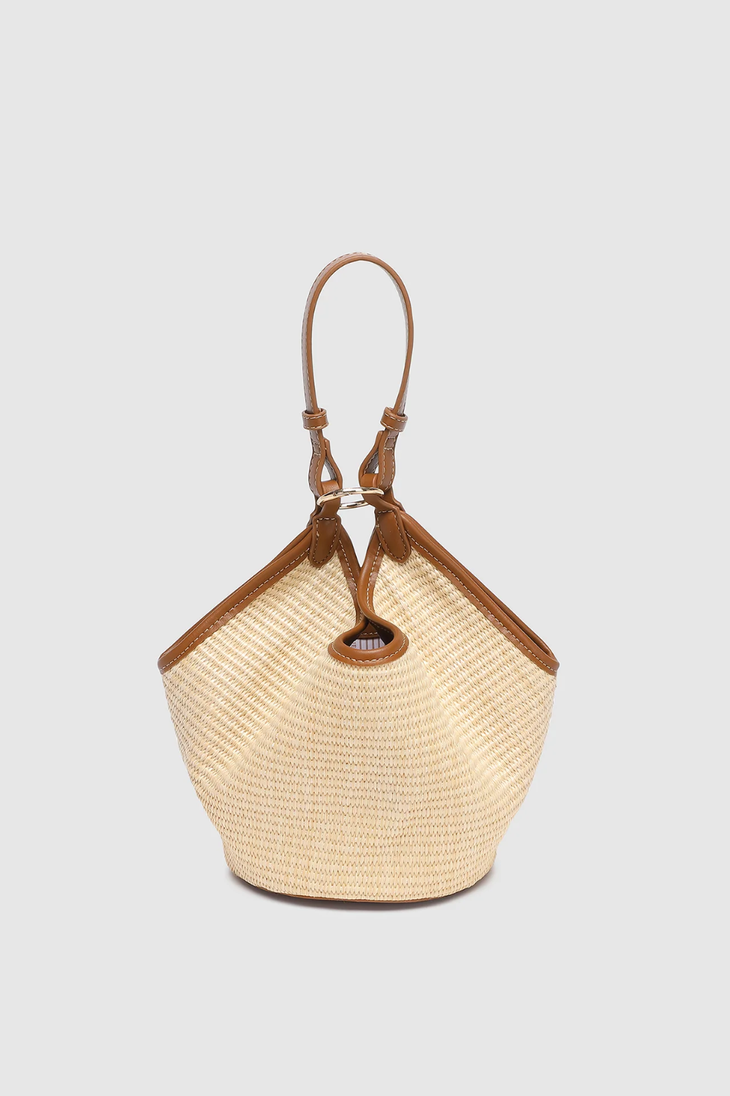 Louenhide Taya Mini Tote Bag - Raffia/ Tan