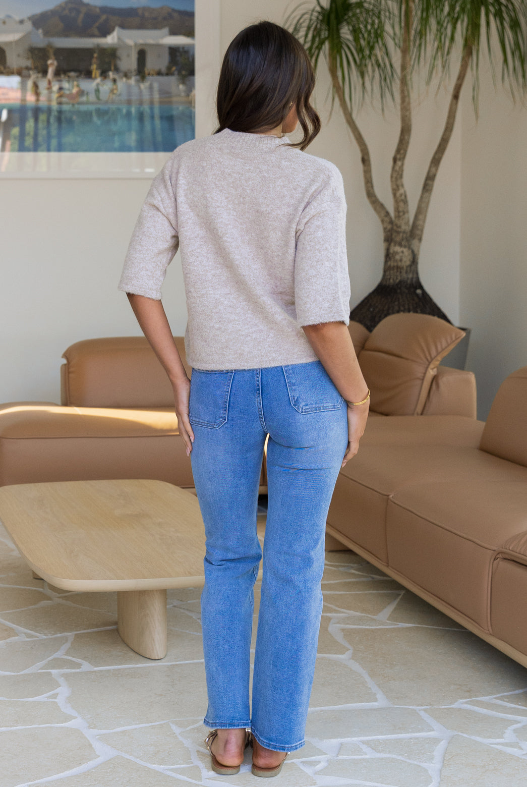 Tyler Cardigan Taupe