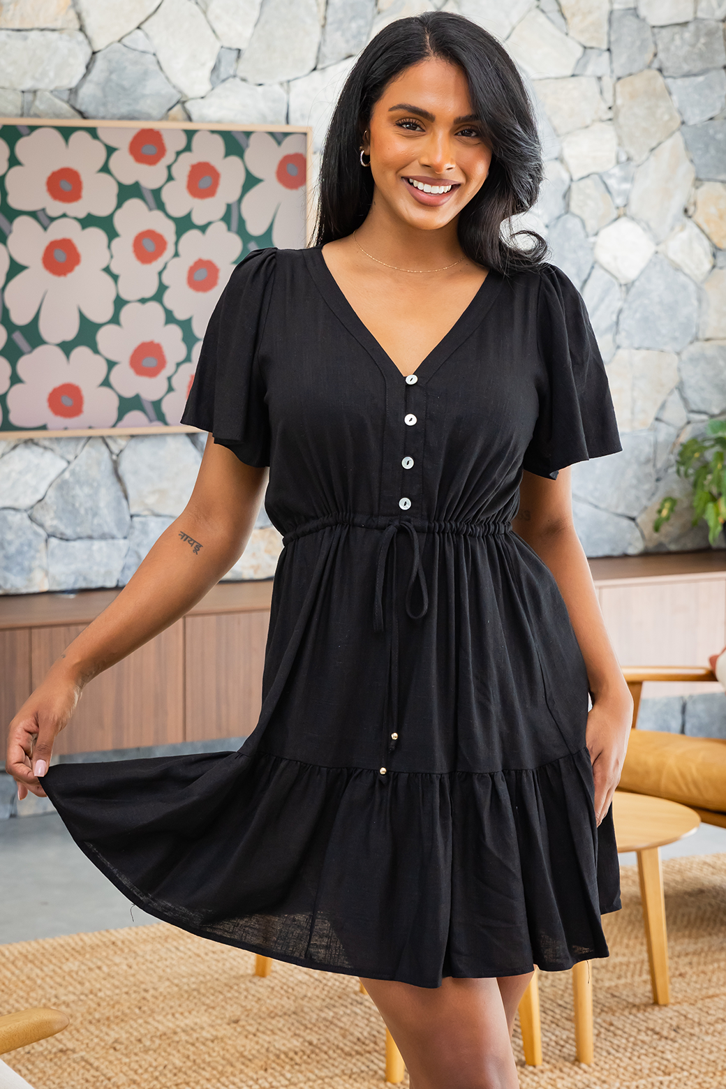 Final Sale | Tamsin Dress Black