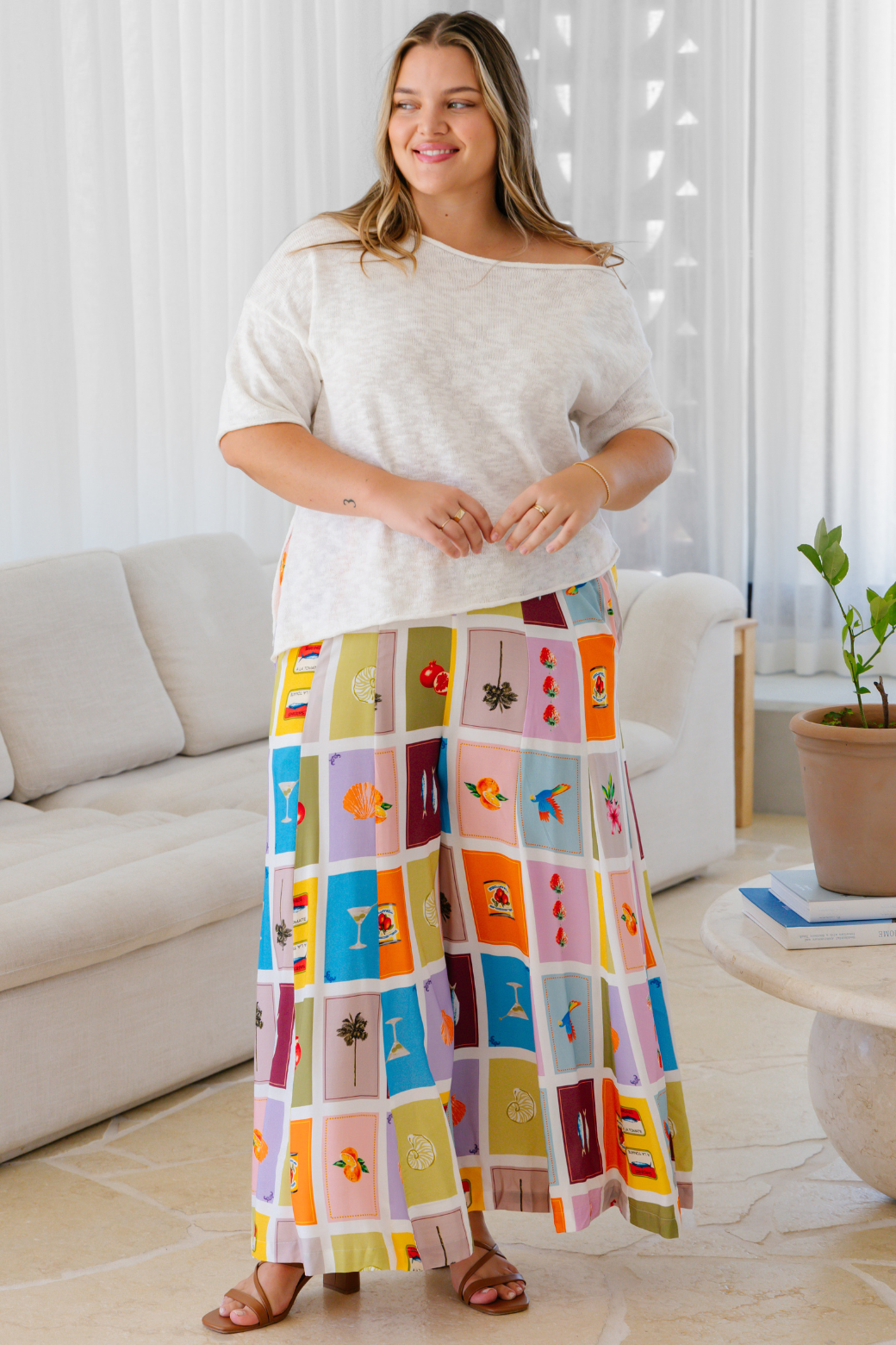 Tanya Pants Coastal Bliss