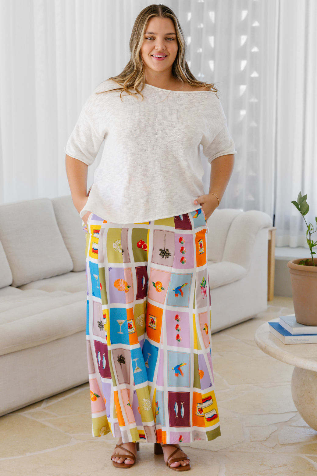 Tanya Pants Coastal Bliss