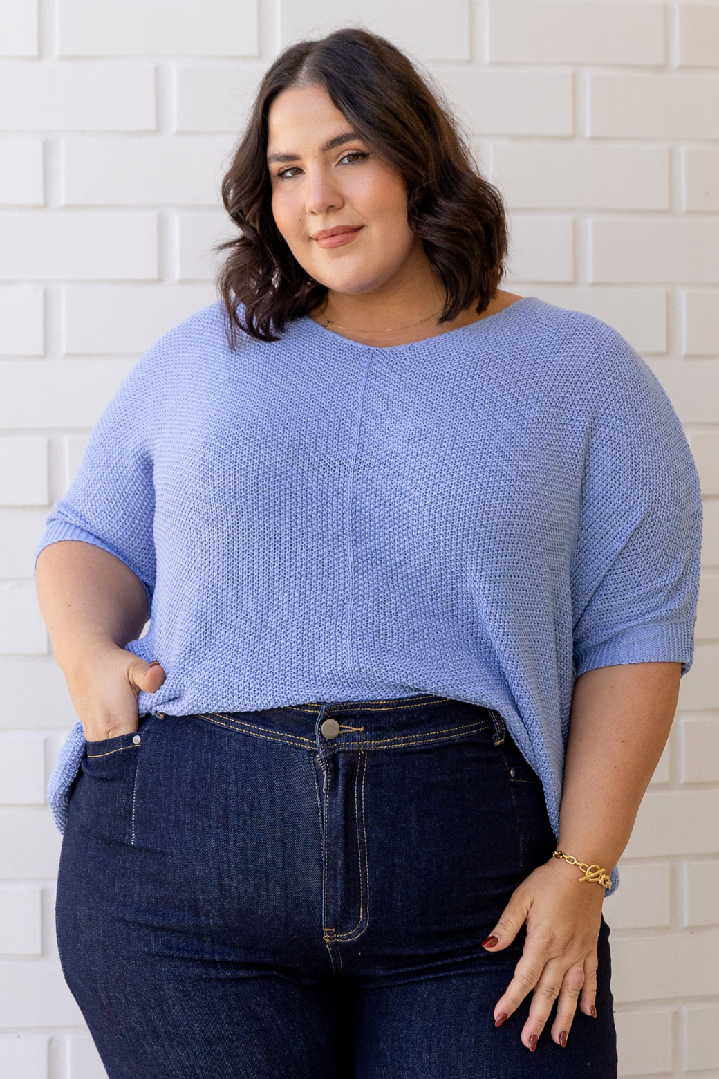 Tate Knit Blue