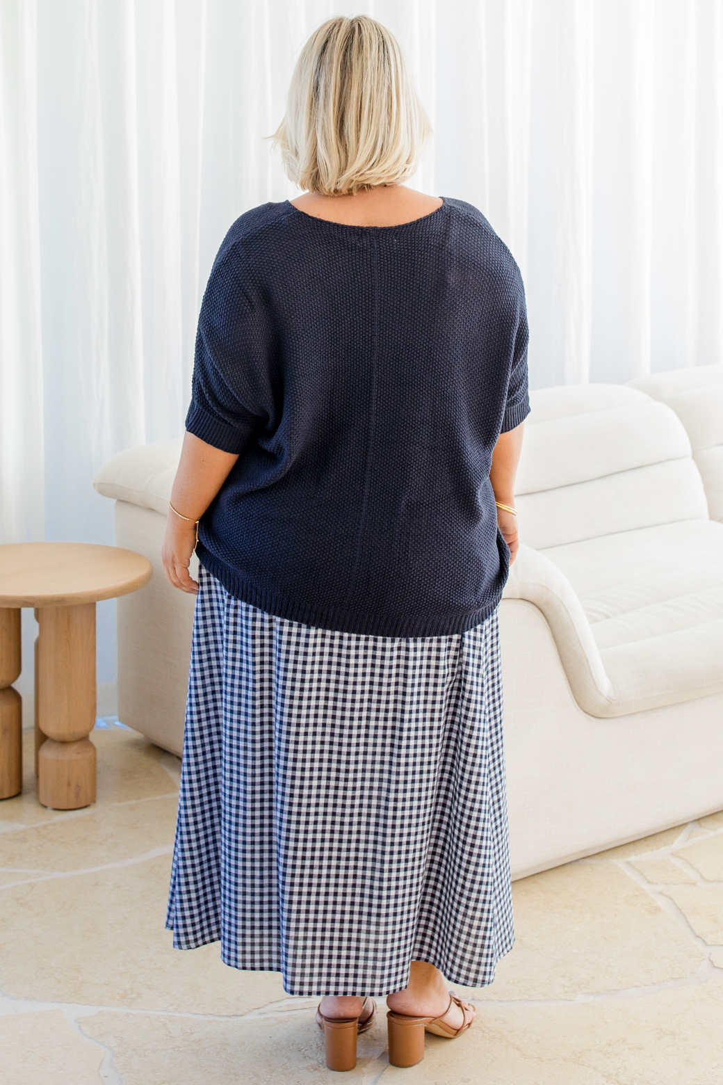 Tate Knit Top Navy
