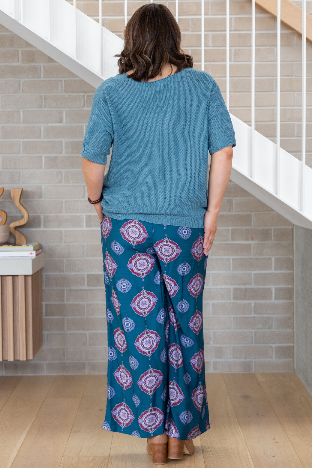 Tate Knit Top Teal