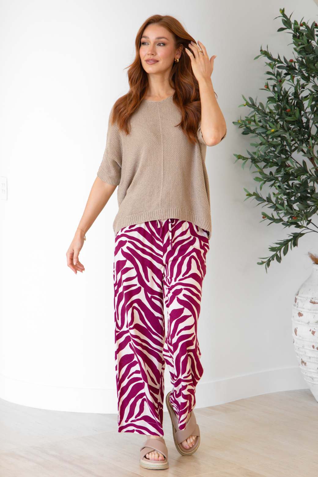 Tate Knit Top Natural