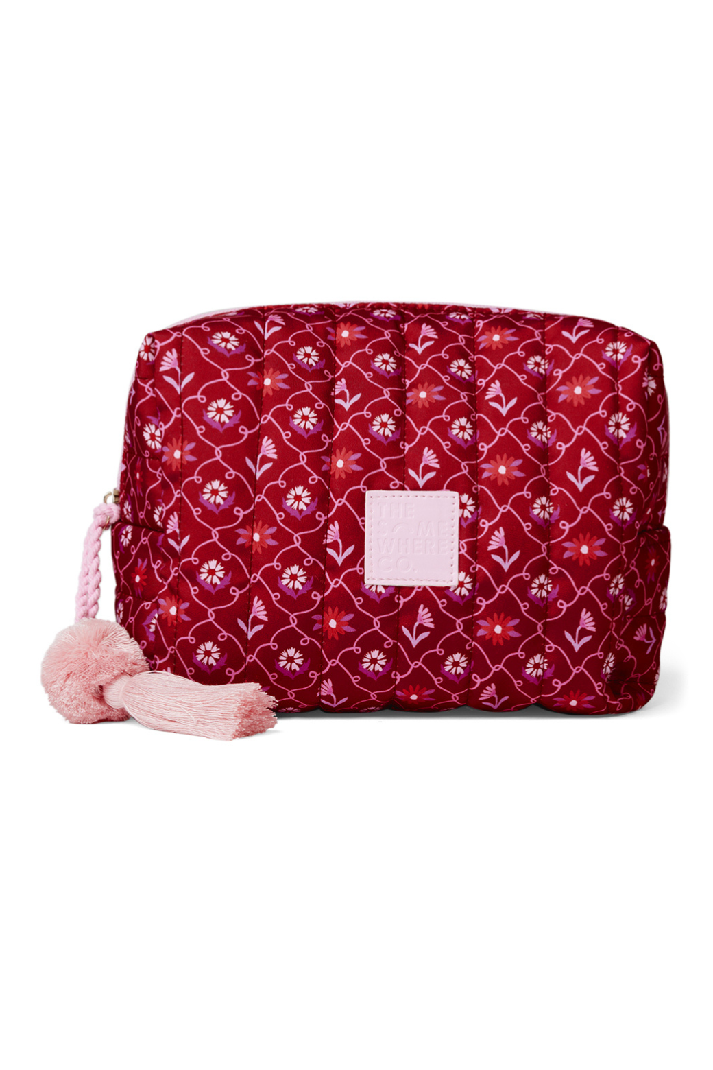 The Somewhere Co Rosewood Cosmetic Case