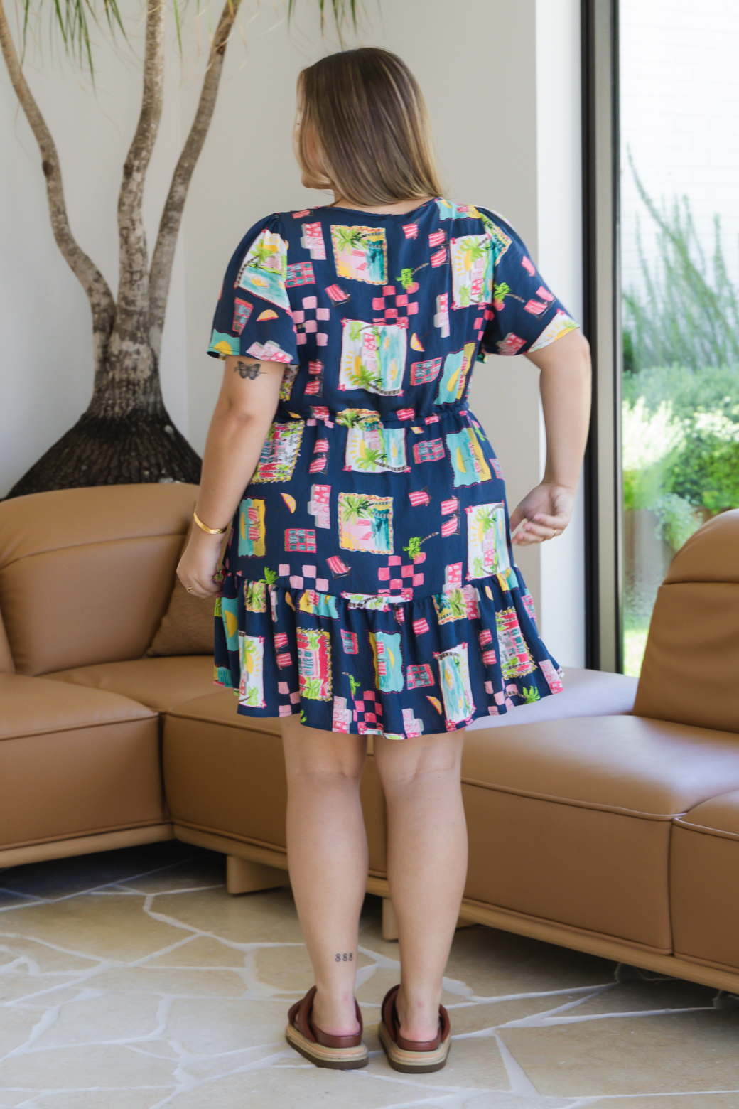 Final Sale | Tully Dress Tuscan Sun Print
