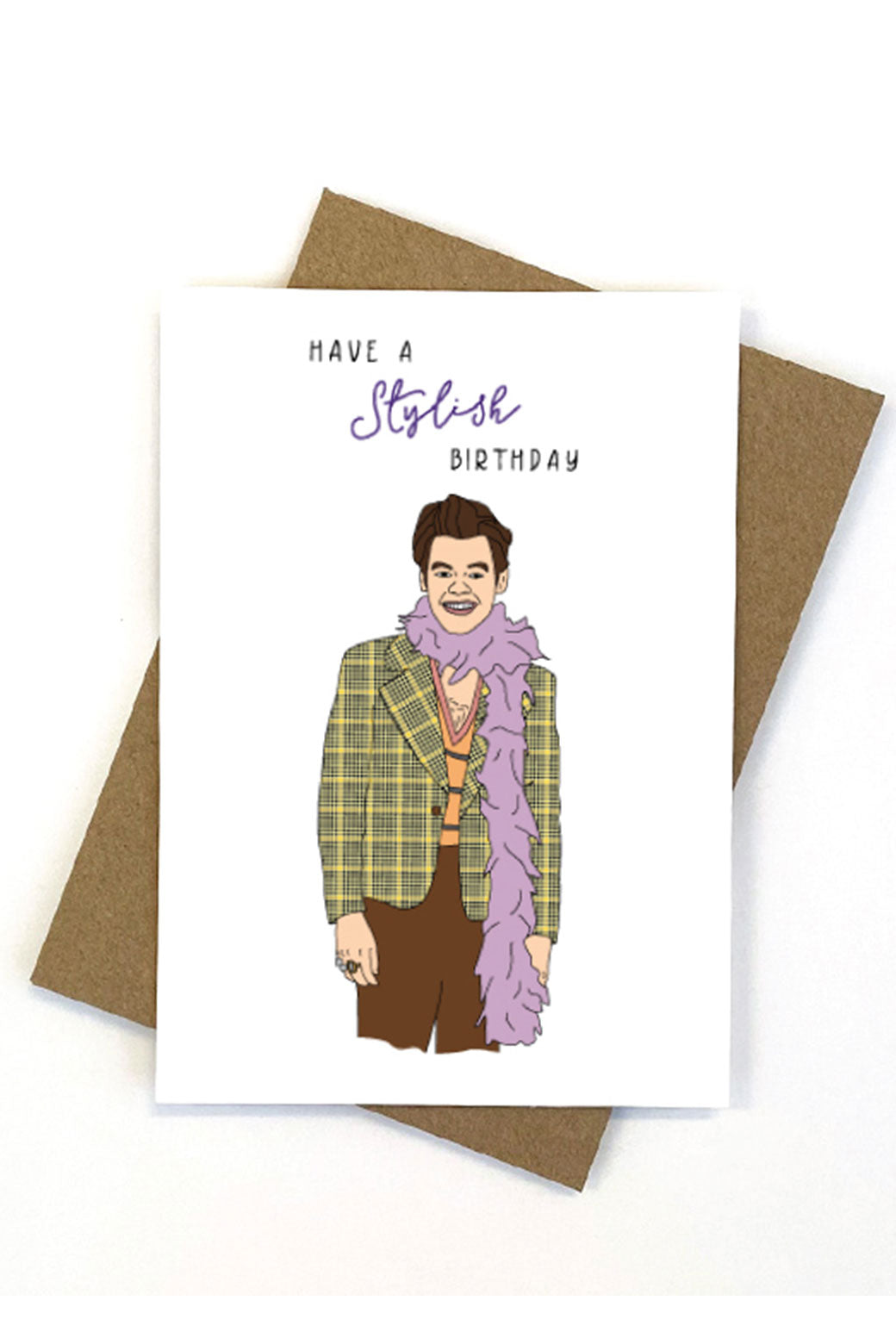 Candle Bark Creations Harry Styles Birthday Card