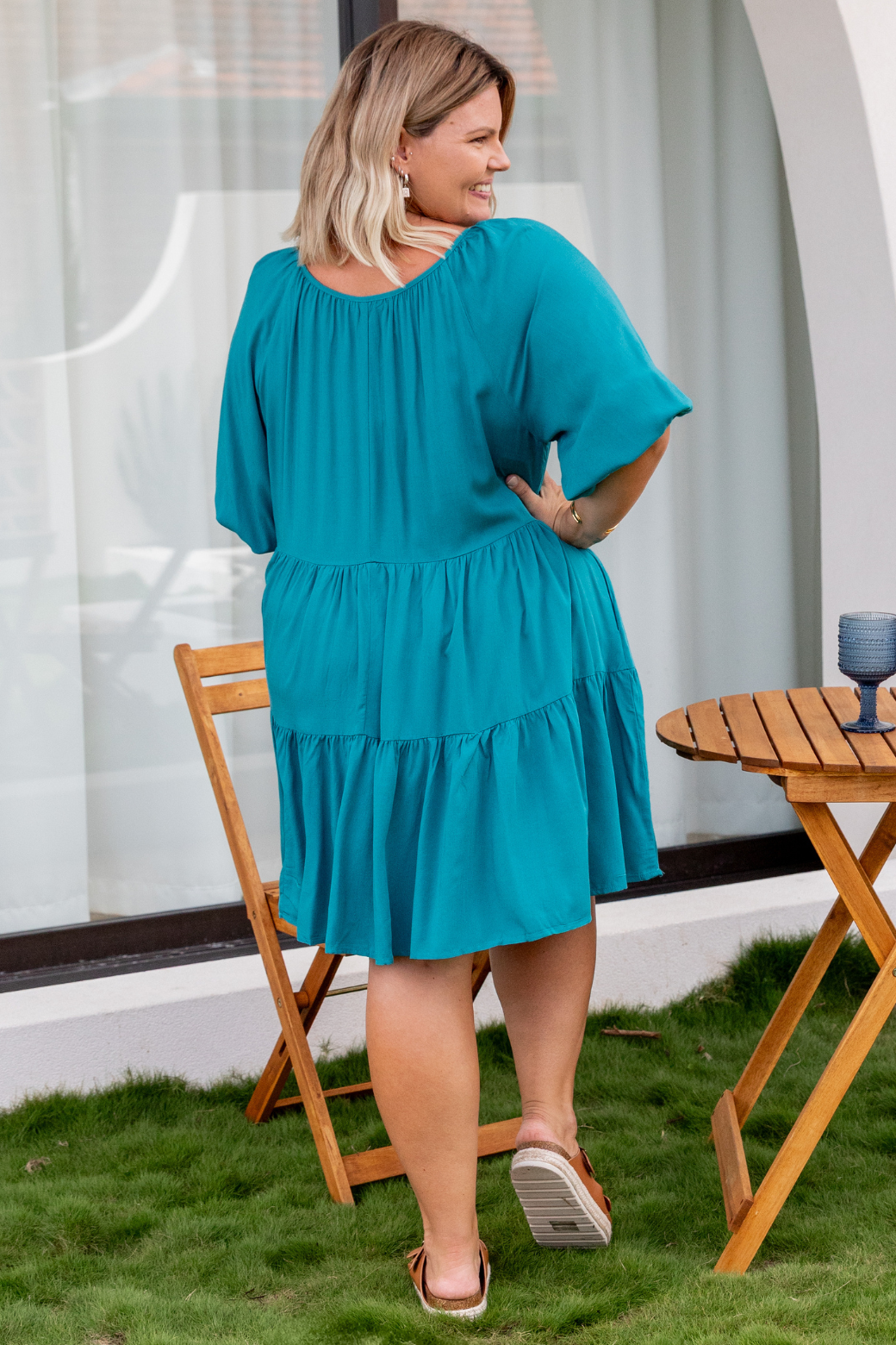 Venus Dress Deep Teal