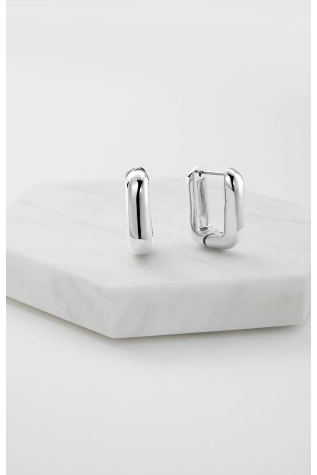 Zafino Eden Hoop Earring Silver