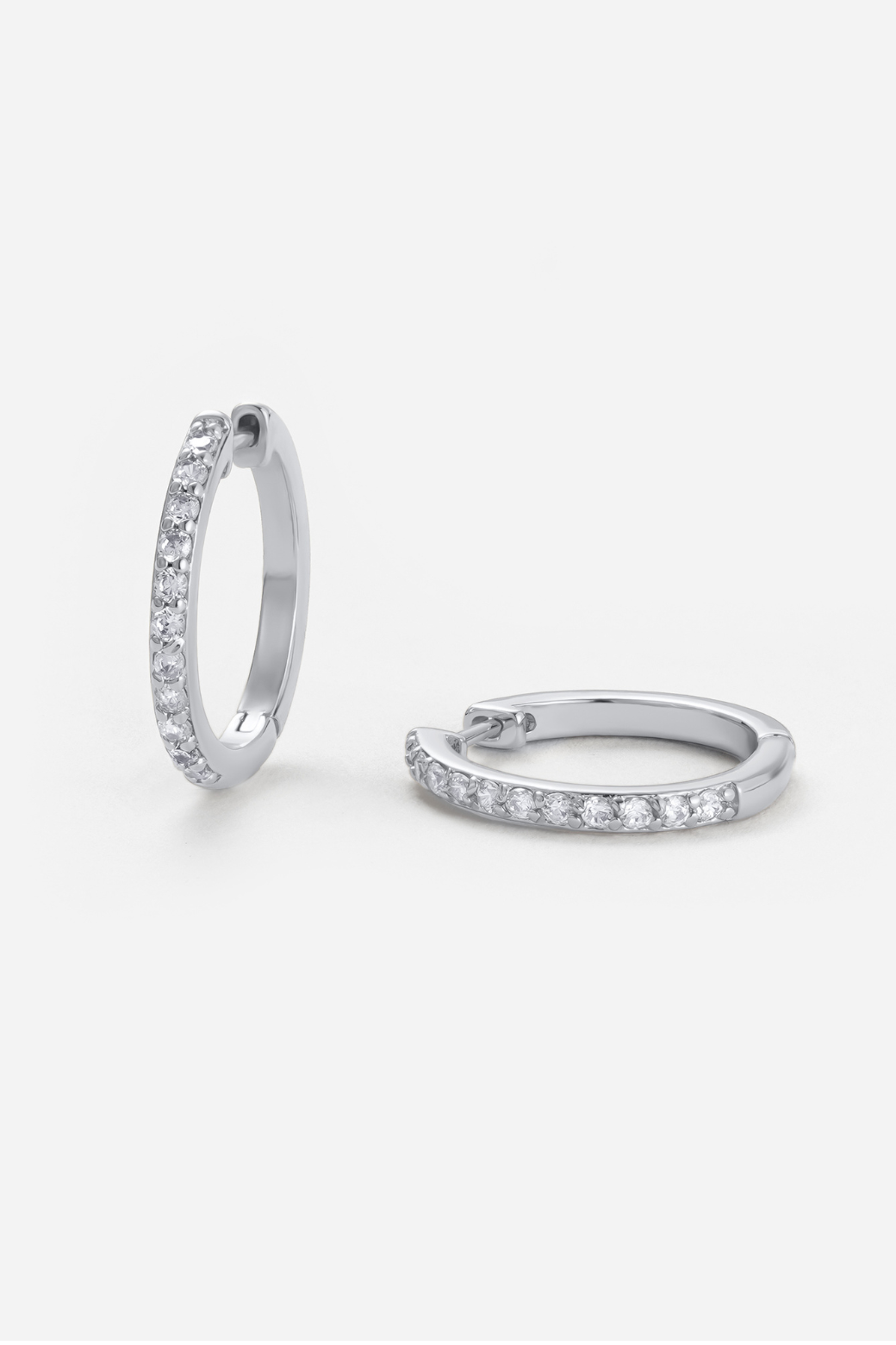 Zafino Catalina Hoop Earring Silver