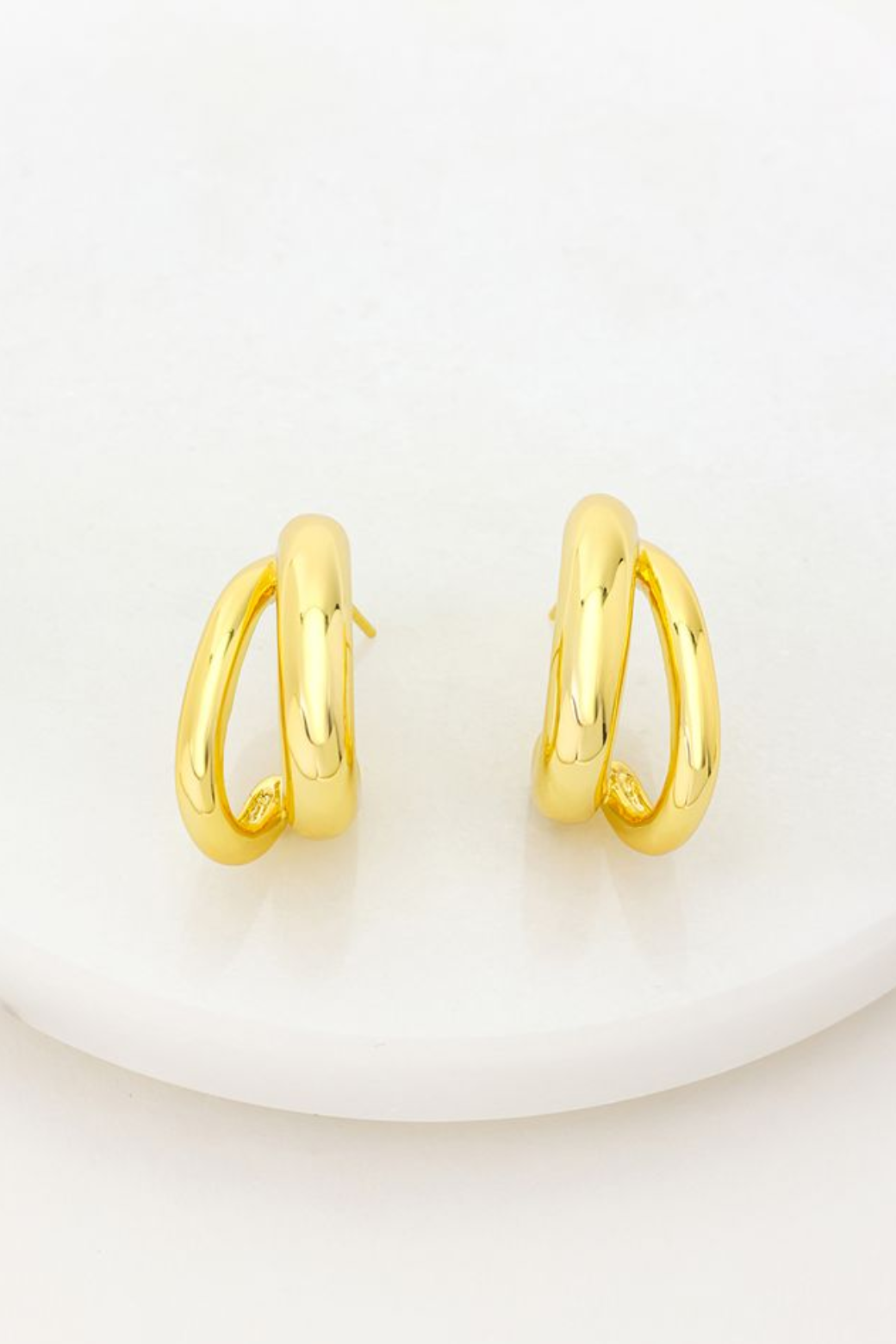 Zafino Aria Hoop Earring Gold