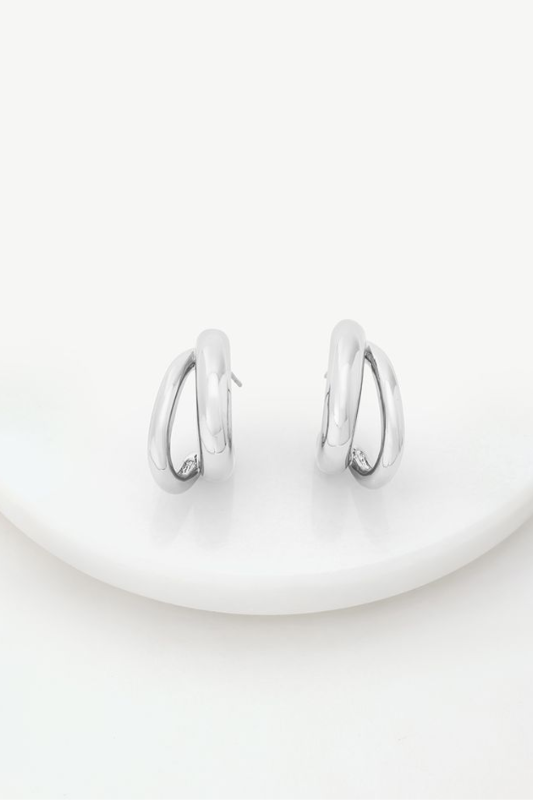 Zafino Aria Hoop Earring Silver