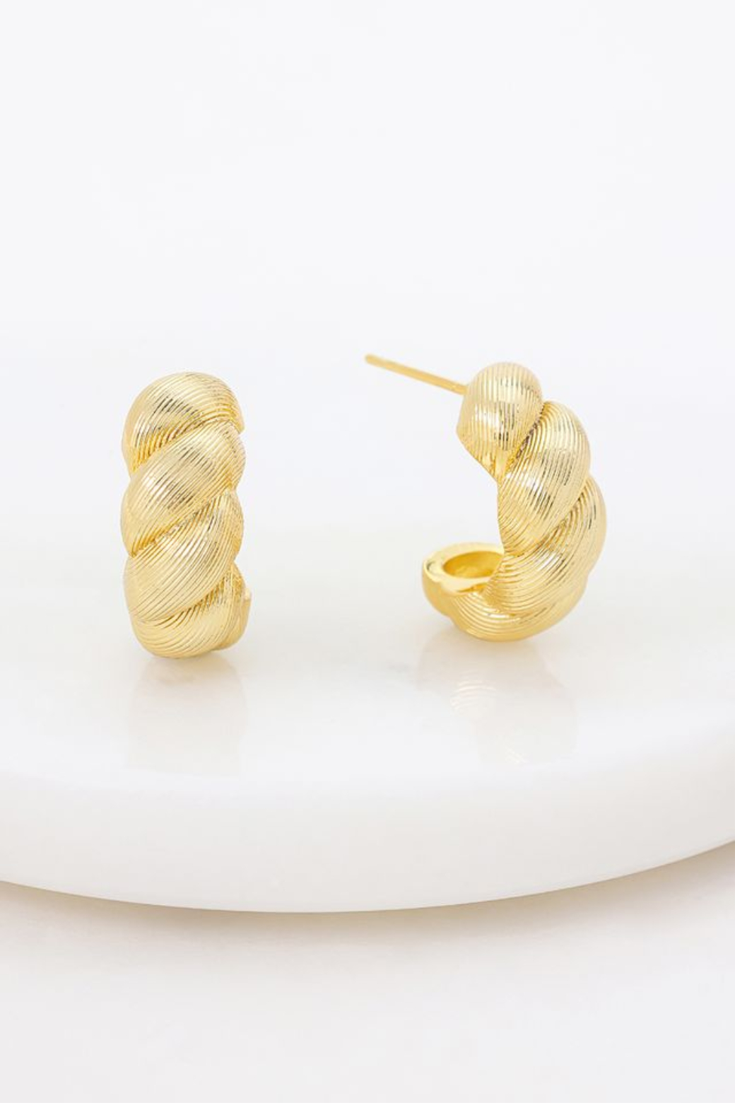 Zafino Olivia Hoop Earring Gold