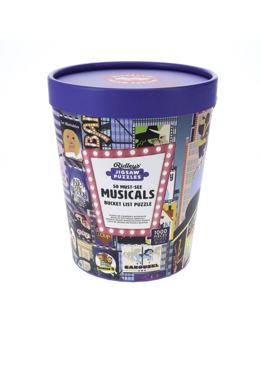 Isalbi Puzzle - Bucket List Must See Musicals 1000pc