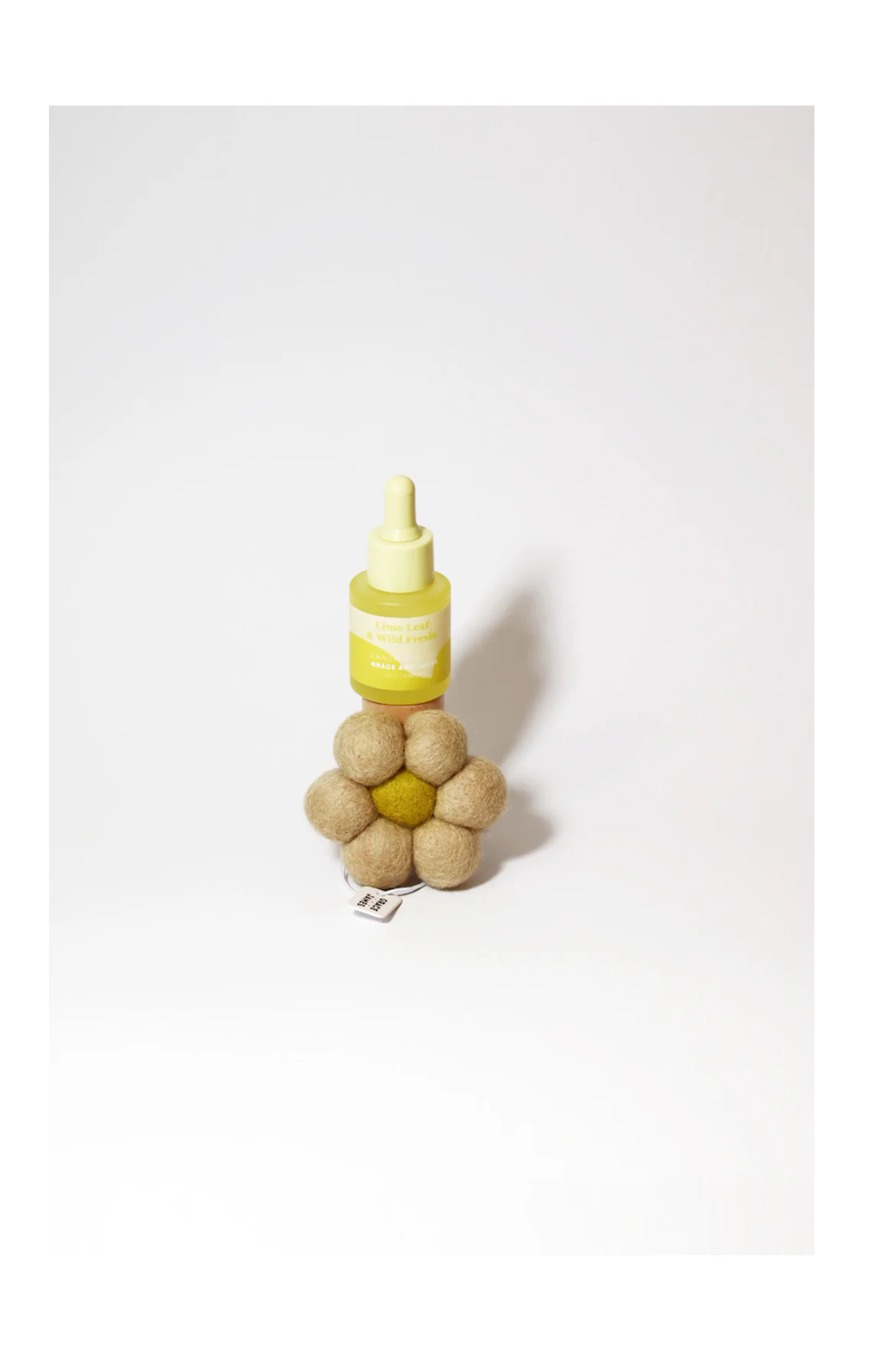 Bloom Collection Lime Leaf & Wild Fresia Felt Air Freshener
