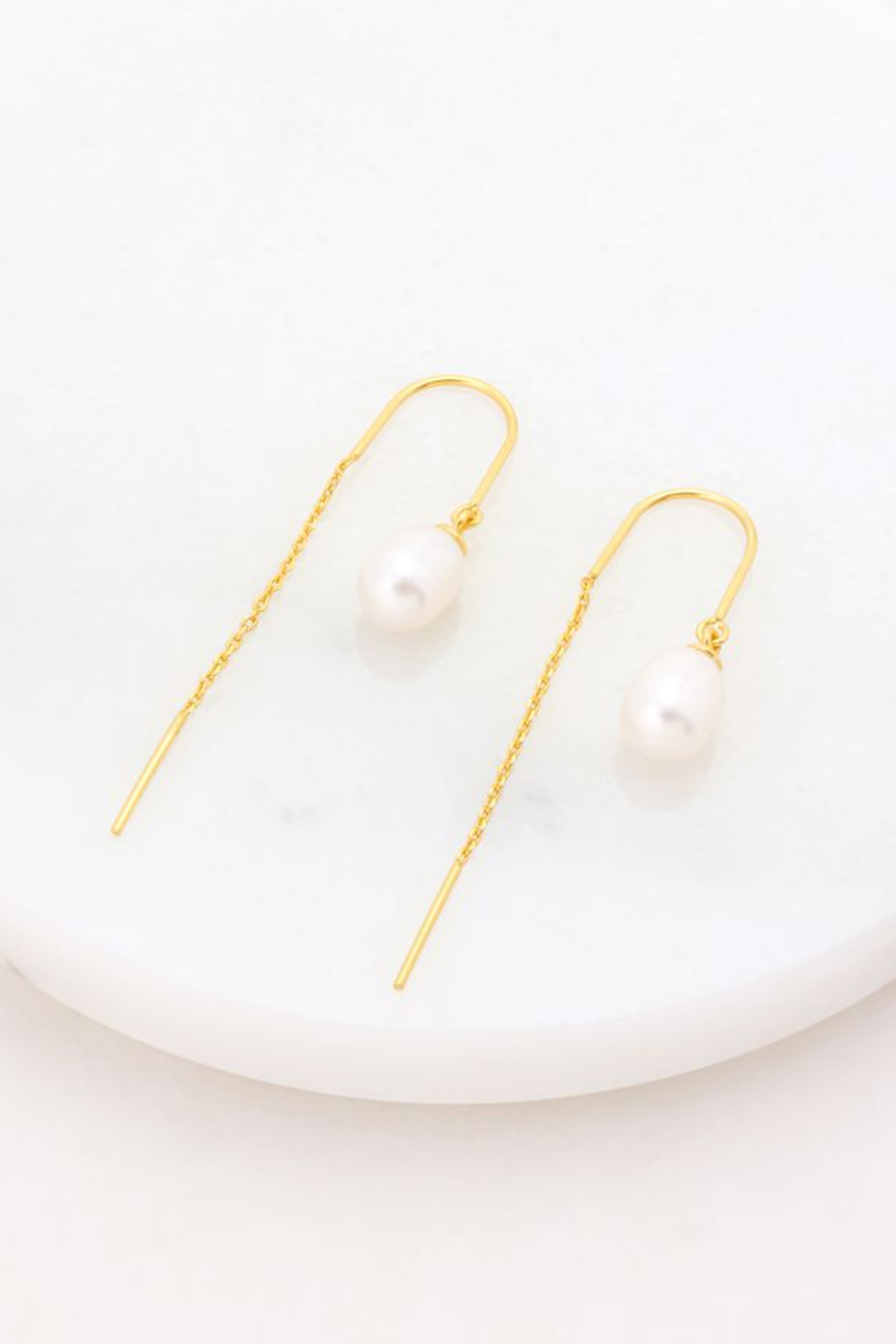 Zafino Talia Thread Earring Gold