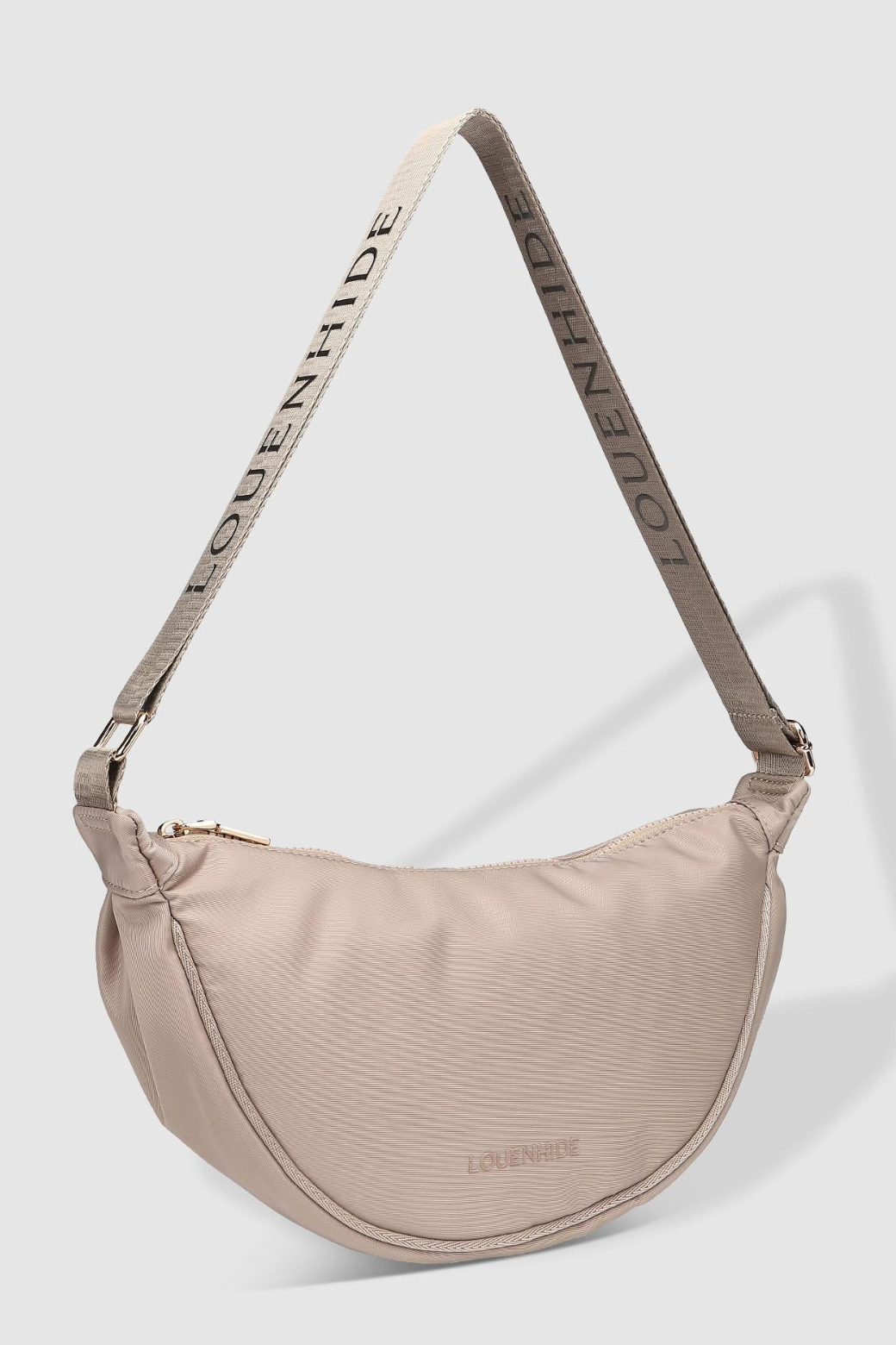 Louenhide Sylvia Nylon Crossbody Bag Beige