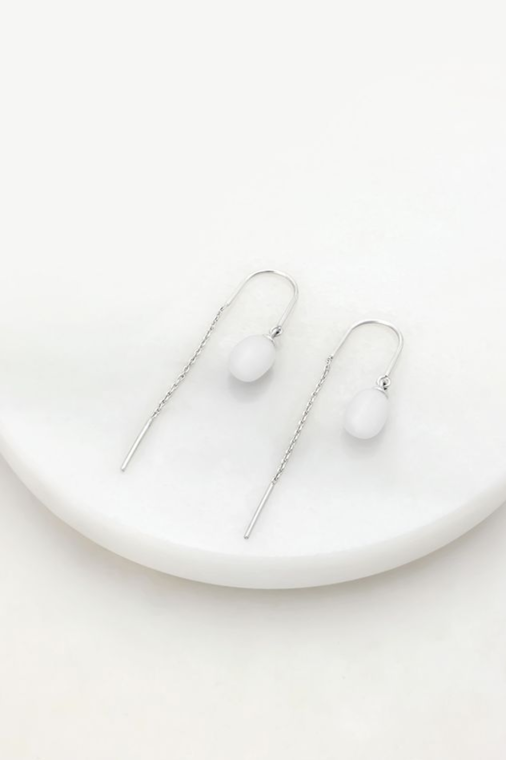 Zafino Talia Thread Earring Silver